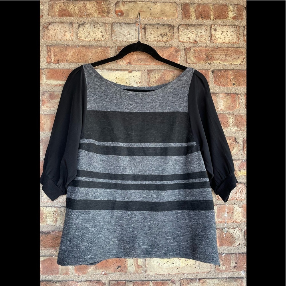 Sandro Puff Sleeve Blouse🖤